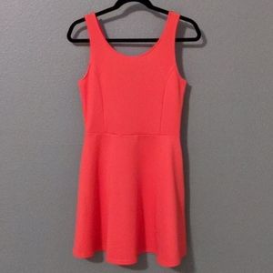 Coral dress